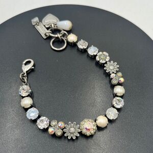 Mariana Israel Designer Opals Swarovski Crystal Pearl Wedding Colors Bracelet